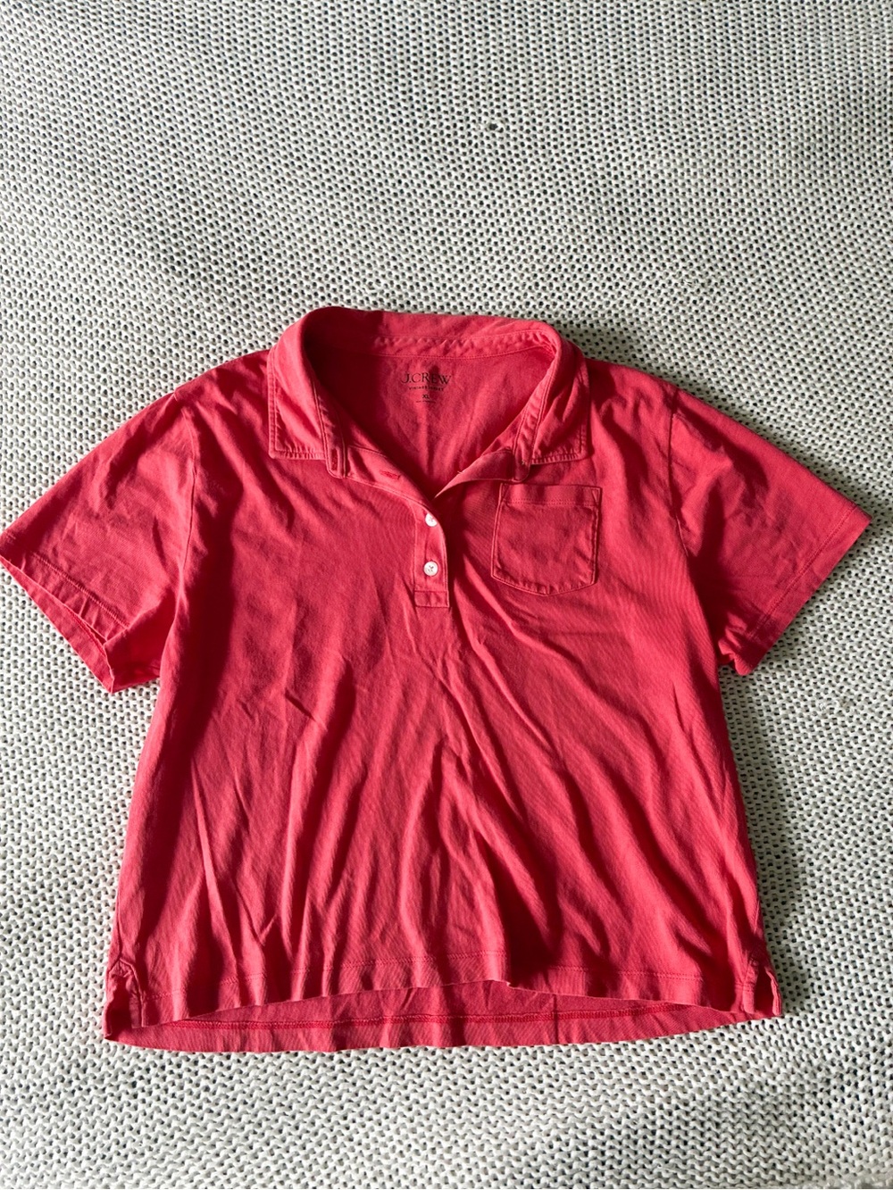 J. Crew Bright Red Vintage Jersey